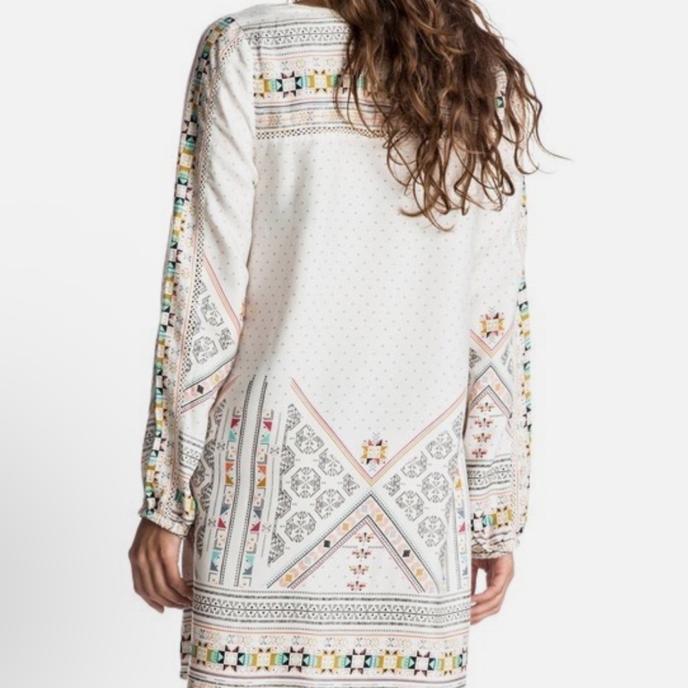 Roxy White Multicolor Patterned Tunic - Picture 11 of 13